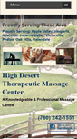Mobile Screenshot of highdesertmassage.com